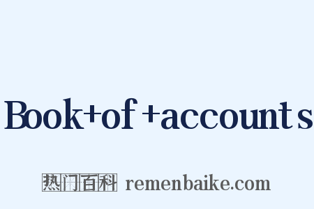 Book+of+accounts是什么意思的图片